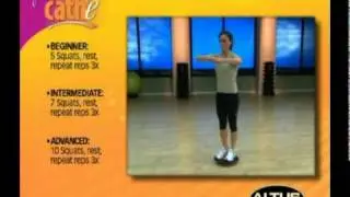 Core Balance Board Squats