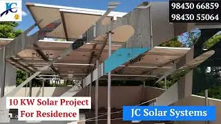 10KW Solar Project for residence in Sivakasi#solar#solarprojects #solarenergy#solarpower