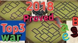 TOP 3 WAR BASE TH9 2018 !Best [coc]