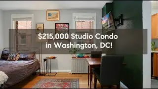 $215,00 Studio Unit For Sale in Washington, DC!