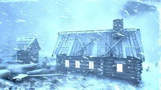 THE SILENT TUNDRA Blizzard with Howling Snowstorm Ambience and Icy Cold Storm