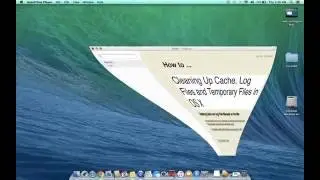Cleaning Up Cache, Log Files and Temporary Files in OS X