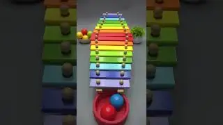 Bright Bead Ballad🎼🌟🎶 #xylophone #glockenspiel #asmr