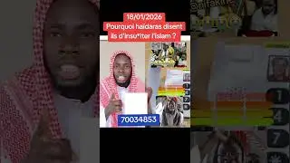 Oustaz Berthé,Pourquoi Haïdaras disent ils d'insulter l'islam ? 