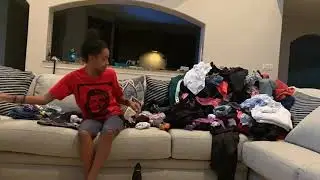 Quick Folding Laundry Time Lapse #shorts