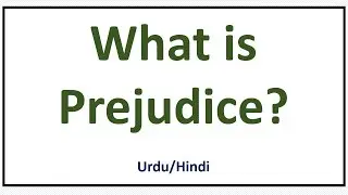 What is Prejudice?