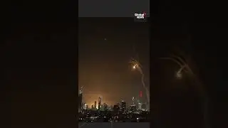 MOMENT: Explosions rock Tel Aviv as Iran launches missile attack on Israel