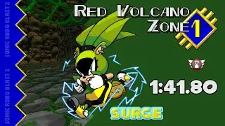 [OLD] SRB2 v2.2.10 - Red Volcano Zone 1 in 1:41.80 (Surge)