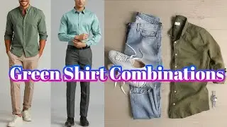 Green Shirt Combination Pants Ideas For Men || Best Pant Shirt Combination Ideas || Look Stylish