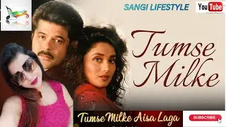 Romantic Love Songs With Scrolling Lyrics Tumse Milke Aisa Laga | तुमसे मिलके ऐसा लगा | Parinda