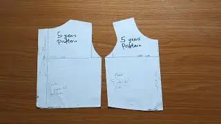 How to Draft a Basic Pattern For a 5 year old