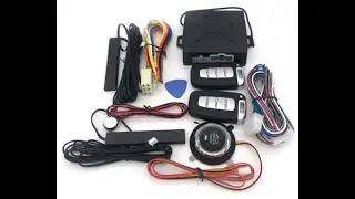 Car PKE Engine Push Start Stop Keyless Entry Alarm System