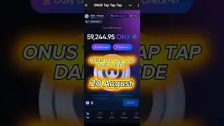 20 August Onus tap tap tap daily codes today