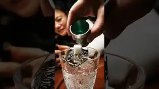 Absinthe Louche | CRAZY 1st Experience. FUN & GUARANTEED to knock your socks off #shorts #food