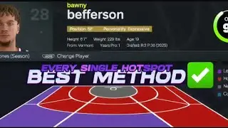 Как получить все горячие точки и смертельные зоны в NBA2K26... (зеленый каждый выстрел!!)