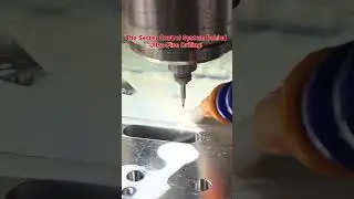 Hair-Thin Drill Bit: How Do You Keep It Steady? #cncdrilling #cncdrillingmachine #cncdrillpress