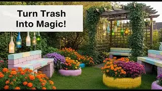 Transform Trash into Garden Treasure 15 DIY Upcycled Garden Ideas That Will Leave You Speechless!