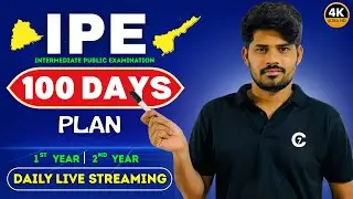 100 Days Plan | IPE | 1st year & 2nd Year | TG & AP | chaitu7 