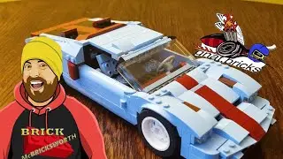 LEGO 10271 Fiat 500 converted into a Ford GT mkII REVIEW: MOC created by Gnat Bricks!