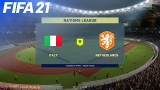 FIFA 21 - Italy vs. Netherlands | Nations League