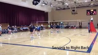 Alexis Beauregard Serves Tough Against Mcdonogh