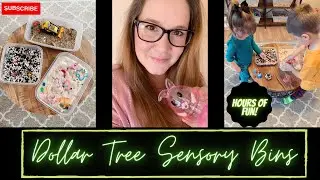 Dollar Store Sensory Bins // Explore and Discover // Family Time