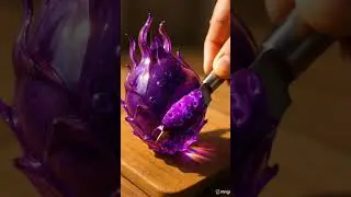 Satisfying Crystal Fruit Cutting ASMR ✨ Relaxing Knife Sounds | Oddly Satisfying