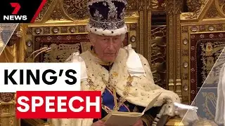 King's speech opens 2024 UK parliament | 7NEWS