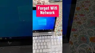 How To Forget WIFI Network In Windows Laptop PC #shorts #wifi #laptop #tech