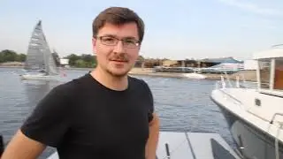 Встречи на Бот-Шоу SPIBS 2020 в Петербурге: Игорь, изобретатель водного велосипеда на баллонах.