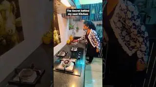 The secret behind my Neat kitchen #shortvideo #kitchen #cleaning #kitchenhacks #hack #viral