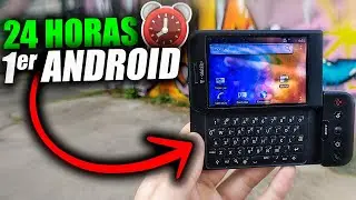 24 HORAS usando el PRIMER ANDROID de la historia