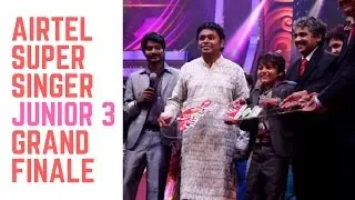Result Announcement Airtel Super Singer Junior 3 Grand Finale   AAJEEDH
