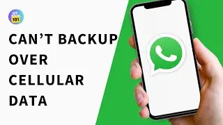 Fix WhatsApp Can&rsquo;t Backup Over Cellular Data