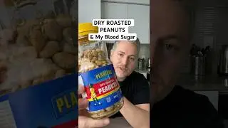 Dry roasted peanuts and my blood sugar.  ￼#bloodsugar #glucose #insulinresistant1 #peanuts