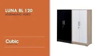 TUTORIAL PERAKITAN LUNA BL 120 - LEMARI PAKAIAN MINIMALIS