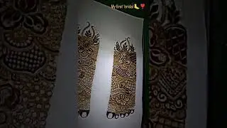 latest wedding design #mehndi #henna #shorts #shortvideo #art #artist #bridal