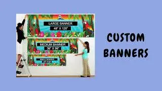 Custom Banners  10% off banner printing orders today