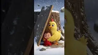 Brave Chick Saves Child from Rockslide | A Short Film #brave #shorts#youtubeshorts