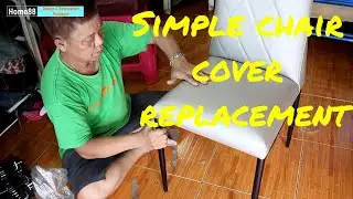 Simple chair cover replacement | How to change chair cover #Home88