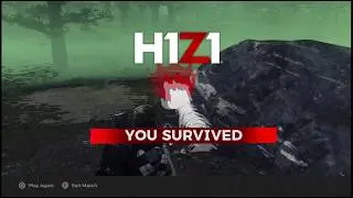 H1Z1: Battle Royale SOLO SMALLEST SAFE ZONE WIN