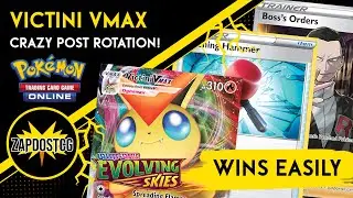 Victini VMAX Deck Wins Games EASILY Post Rotation - Gusting + Disruption (Pokemon TCG)