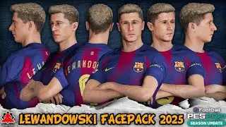 Lewandowski Facepack Season 2025 - PES 2021 & Football Life 2025.