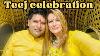 Teej celebration 😍||sindhi festival ||sindhi teejri ||