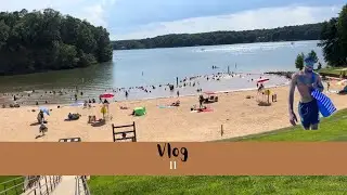I Ran Into A Lake Beach! Cool Vacation Spot | Lake Norman | Day 11 Vlog