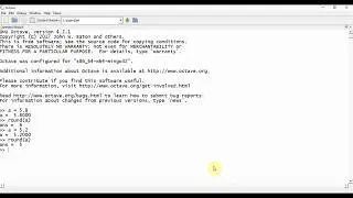 GNU Octave Tutorial 3: Rounding operations