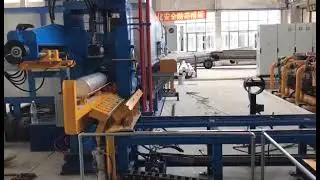 Rod feeder hot shear furnace for aluminum profile production