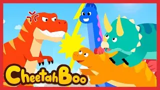 We are! The Plant-Eating Dinosaurs! | stegosaurus | Nursery rhymes & Kids Song | #Cheetahboo