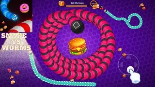 POKI GAME /snake vs worms - amazing win