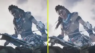 Horizon Zero Dawn PS4 Pro vs PC Early Graphics Comparison